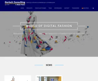 Gertsch.ch(Gertsch Consulting & Mode Vision) Screenshot