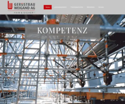 Geruestbau-Weigand.de(Geruestbau Weigand) Screenshot