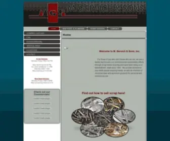 Gervich.com(Gervich & Sons) Screenshot