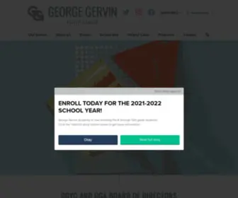 Gervin-School.org(George Gervin Academy) Screenshot