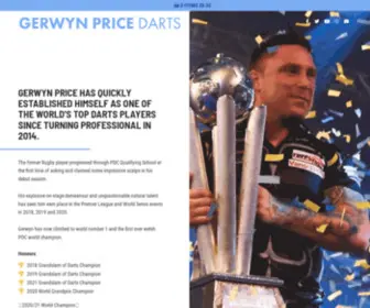 Gerwynpricedarts.co.uk(Gerwyn Price Darts) Screenshot