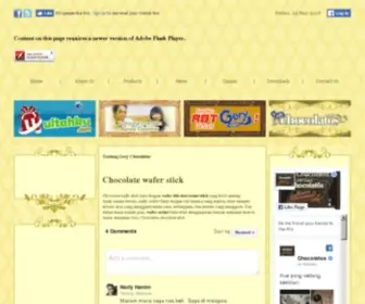 Gerychocolatos.com(Wafer & Biskuit baru dengan wafer stik dan coklat stick yang lebih mantap) Screenshot