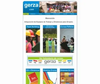 Gerza.com(Todo sobre la integración de equipos y dinámicas de grupo) Screenshot
