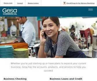 Gesabusinessbanking.com(Gesa Credit Union) Screenshot