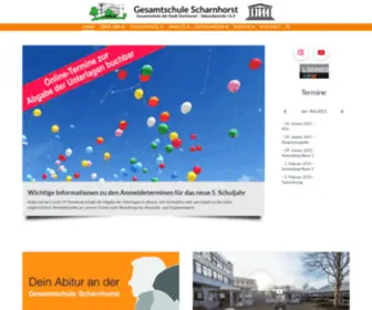 Gesamtschule-Scharnhorst.de(Gesamtschule Scharnhorst) Screenshot