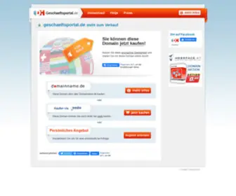 Geschaeftsportal.de(Domains für Domain) Screenshot