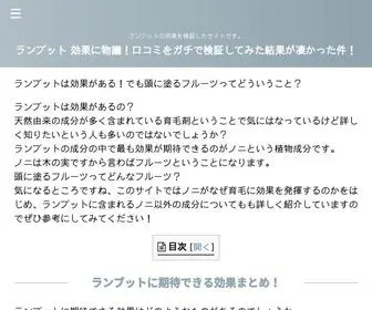 Geschenk30.com(ランブットの効果を検証したサイトです) Screenshot