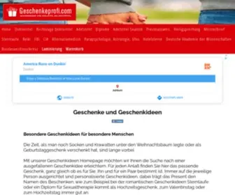 Geschenkeprofi.com(Geschenke) Screenshot