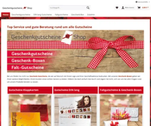 Geschenkgutscheine-Shop.com(Bonuspässe) Screenshot