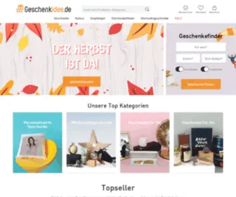 Geschenkideen.de(Ihr Shop für ausgefallene Geschenkideen) Screenshot