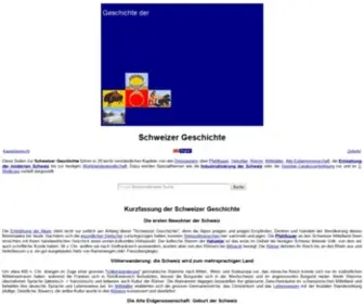 Geschichte-SChweiz.ch(Schweizer) Screenshot