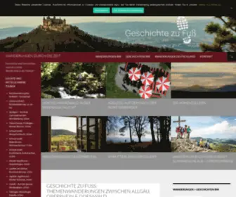 Geschichte-ZU-Fuss.de(Geschichte zu Fuß) Screenshot