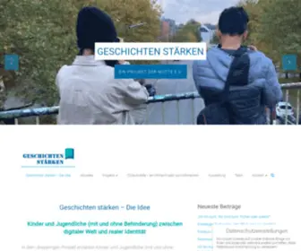 Geschichtenstaerken.de(Geschichten stärken) Screenshot