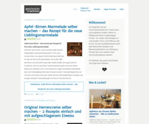 Geschmacksbefreier.de(Start) Screenshot
