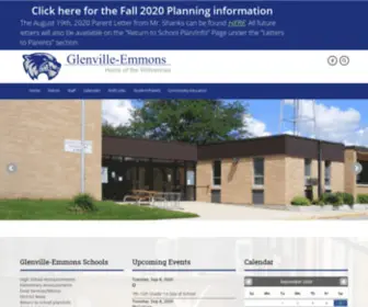 Geschools.com(Glenville-Emmons Schools) Screenshot