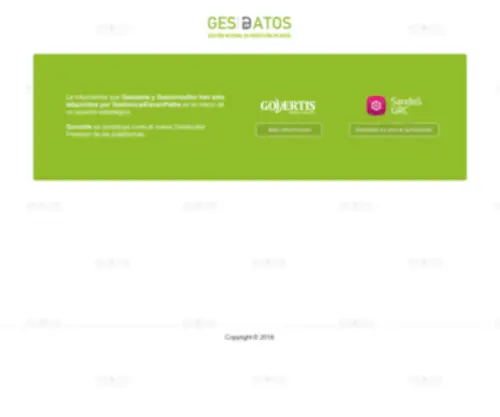 Gesdatos.com(Gesdatos) Screenshot