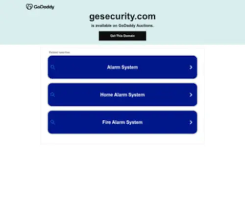 Gesecurity.com(Gesecurity) Screenshot