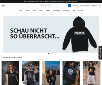 Gesegnet.shop(Online Shop für christliche Shirts und Jesus Shirts) Screenshot