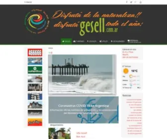 Gesell.com.ar(VILLA GESELL ON LINE) Screenshot