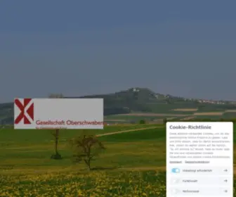 Gesellschaft-Oberschwaben.de(Gesellschaft Oberschwaben für Geschichte und Kultur e) Screenshot