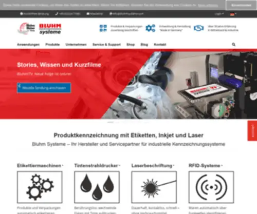 Geset.com(Produkte und Verpackungen effizient kennzeichnen) Screenshot