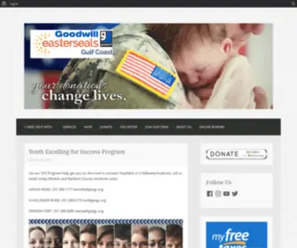 Gesgc.org(Goodwill Gulf Coast) Screenshot