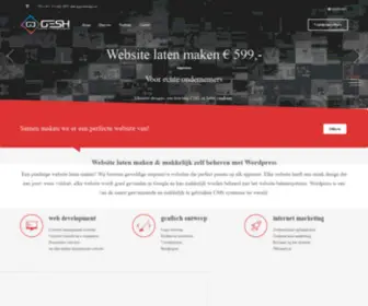 Geshdesign.nl(Webdesign Arnhem) Screenshot