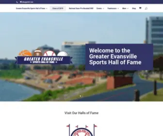 Geshof.com(Greater Evansville Sports Hall of Fame) Screenshot