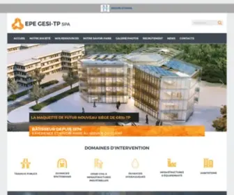 Gesi-TP.com(Travaux Publics) Screenshot