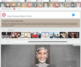 Gesichtertausch.de(Tausche das Gesicht auf einem der Fotos mit einem anderen Gesicht und mache einen Gesichtertausch) Screenshot