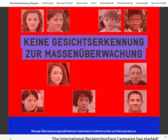 Gesichtserkennung-Stoppen.de(Keine) Screenshot