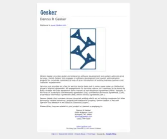 Gesker.com(Www) Screenshot