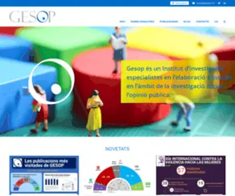 Gesop.net(Institut d’investigació) Screenshot