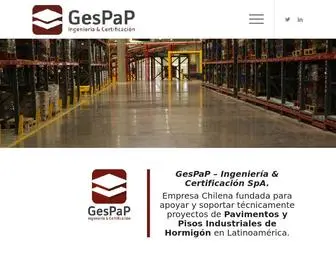 Gespap-IC.com(GesPap Ingeniería & Certificación) Screenshot