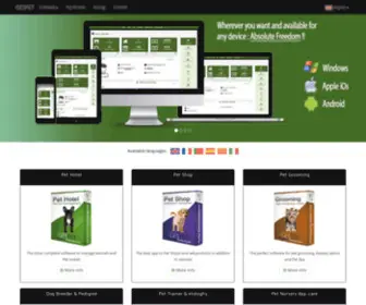 Gespetsoftware.com(Professional Pet software) Screenshot