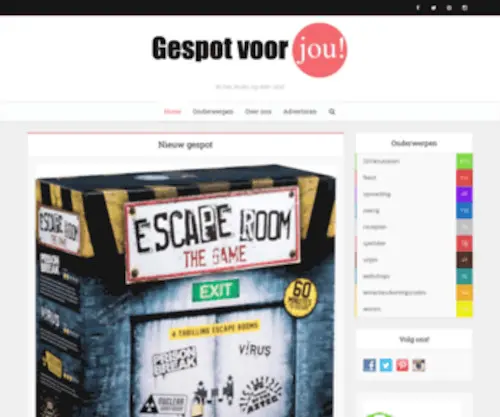 Gespotvoorjou.nl(Gespot voor jou) Screenshot