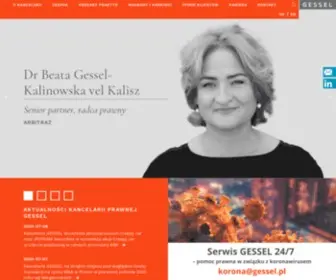 Gessel.pl(Usługi prawne dla firm) Screenshot