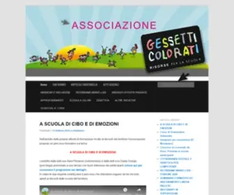 Gessetticolorati.it(Associazione gessetti colorati) Screenshot