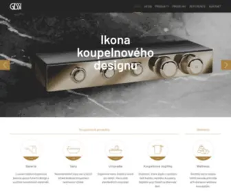 Gessi.cz(Luxusní ikona koupelnových produktů) Screenshot