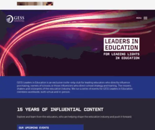 Gessleaders.com(Gess leaders in education) Screenshot