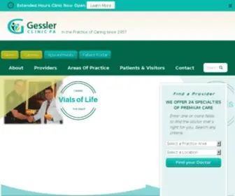 Gesslerclinic.com(Gessler Clinic) Screenshot