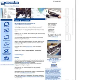 Gesta.de(Adresse) Screenshot