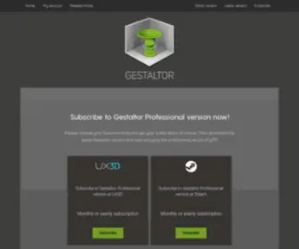 Gestaltor.io(The visual glTF editor for viewing) Screenshot