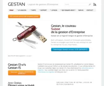 Gestan.fr(Gestan est le logiciel de gestion d'entreprise idéal pour les TPE et PME qui regroupe) Screenshot