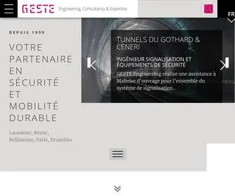 Geste.group(GESTE Engineering SA) Screenshot