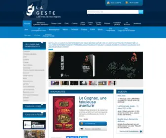 Gesteditions.com(Geste Editions) Screenshot