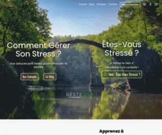 Gestezen.com(Gérer son stress) Screenshot
