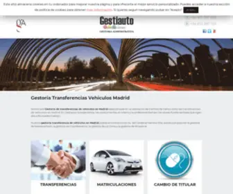 Gestiautotramitaciones.net(Encuentra las mejores transferencias vehiculos en Madrid) Screenshot