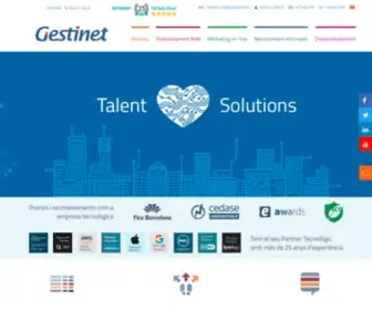 Gestinet.com(GESTINET ✅ Suport Serveis Manteniment Informàtic (☎ 93 817 40 25)) Screenshot