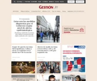 Gestion.com.pe(Gestión El diario de Economía y Negocios) Screenshot